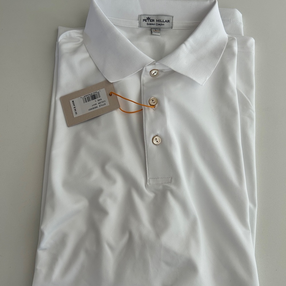 Brand New! Peter Millar performance golf shirt